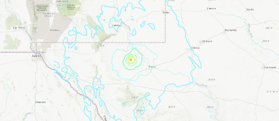 A 5.3 magnitude earthquake shook western Texas early Wednesday morning.