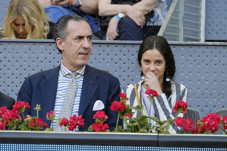 Victoria Federica y Jaime de Marichalar en el Mutua Madrid Open 2018. (Photo by Oscar Gonzalez/NurPhoto via Getty Images)