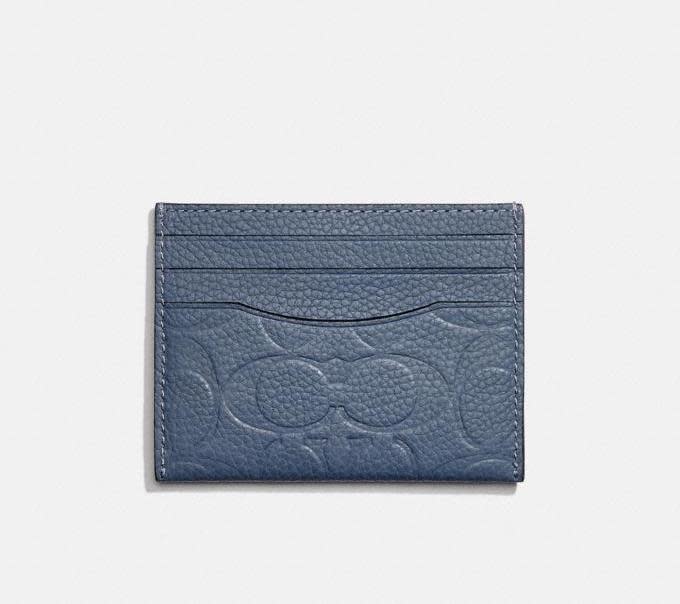 Card Case In Signature Leather. Image via Coach.