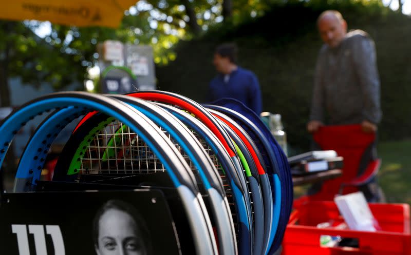 Reopening of tennis courts in Vienna