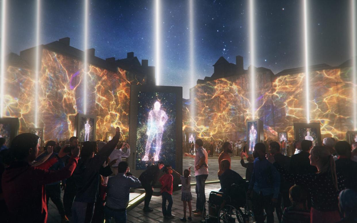 An artist's impression of About Us, one of the installations to be featured in the renamed Unboxed festival