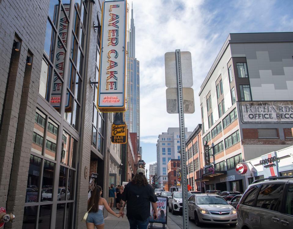 Layer Cake, 3rd Avenue South, in Nashville, Tenn., Saturday, July 15, 2023. 