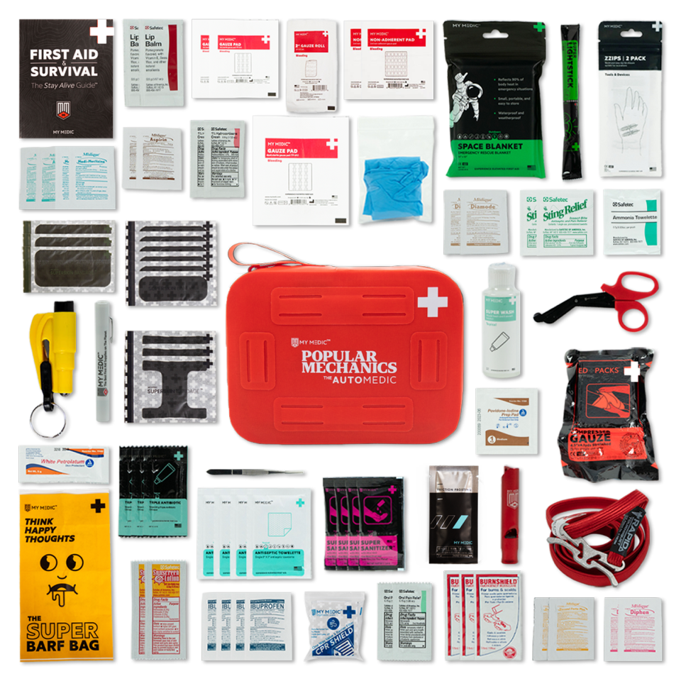 <p><a href="https://go.redirectingat.com?id=74968X1596630&url=https%3A%2F%2Fmymedic.com%2Fproducts%2Fpopular-mechanics-first-aid-kit%3Favad%3D55097_b24c2a0e5%26avad%3D55097_a26805aa1&sref=https%3A%2F%2Fwww.popularmechanics.com%2Fcars%2Fg30460044%2Fcar-emergency-kit%2F" rel="nofollow noopener" target="_blank" data-ylk="slk:Shop Now;elm:context_link;itc:0;sec:content-canvas" class="link ">Shop Now</a></p><p>Popular Mechanics The Auto Medic Emergency Kit</p><p>mymedic.com</p><p>$99.95</p>