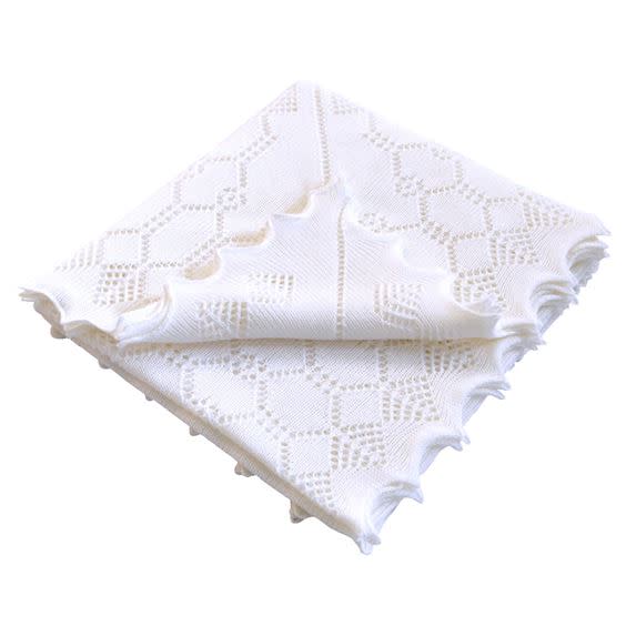 <p><em><a rel="nofollow noopener" href="http://www.princesscharlottestyle.org/gh-hurt--son-elegant-soft-wool-baby-shawl.html" target="_blank" data-ylk="slk:G.H. Hurt & Son;elm:context_link;itc:0;sec:content-canvas" class="link ">G.H. Hurt & Son</a>, £68 ($94)</em> </p>