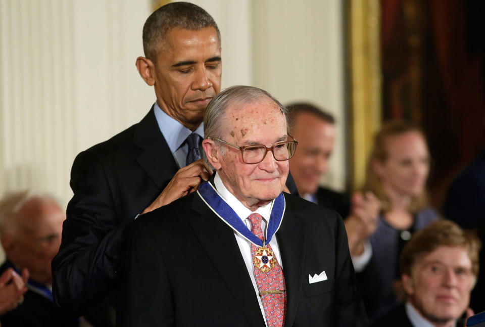 President Obama presents the 2016 Medal of Freedom to star-studded honorees