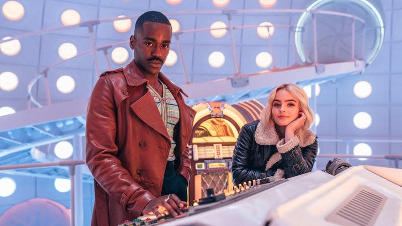 Ncuti Gatwa and Millie Gibson in Doctor Who - Image: BBC/Disney+