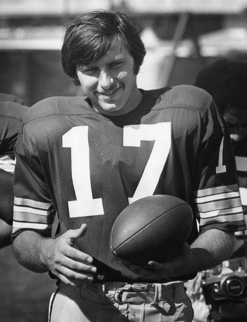 Former Green Bay Packers quarterback Jerry Tagge.