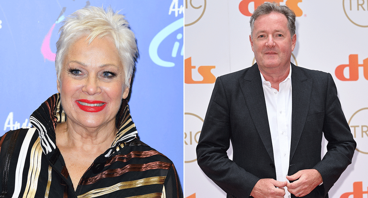 Denise Welch and Piers Morgan have differing views on COVID rules. (Getty Images)