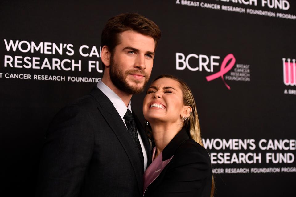 Miley Cyrus and Liam Hemsworth