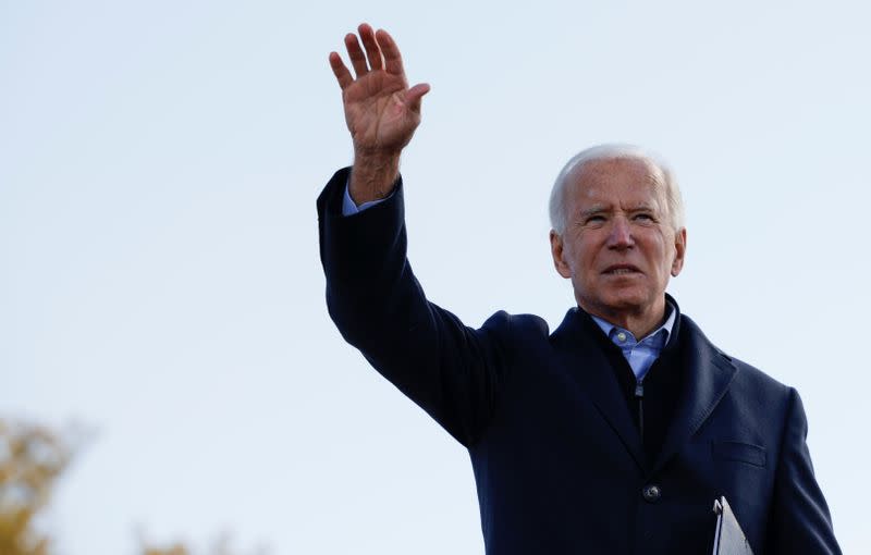 Joe Biden campaigns in Iowa