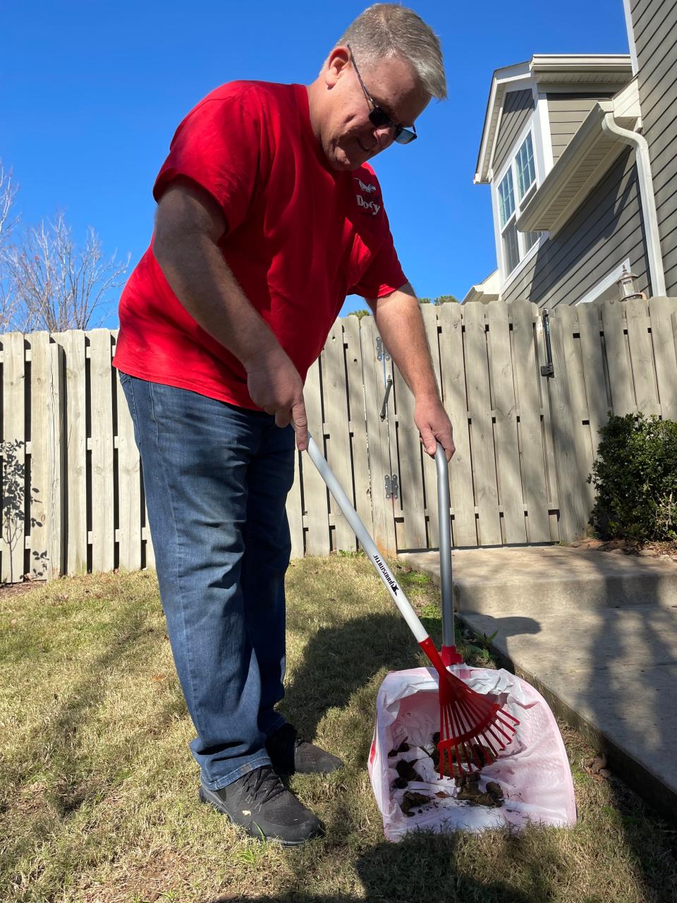 David Parks started his pet waste removal business Call of Dooty after looking to enter a service-based business for when he retires as a firefighter.