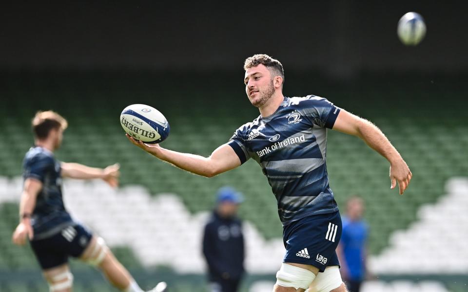 Will Connors during the Leinster Rugby captains run at the Aviva Stadium in Dublin - GETTY IMAGES