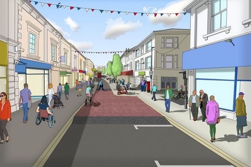 How Queen Street in Newton Abbot could look