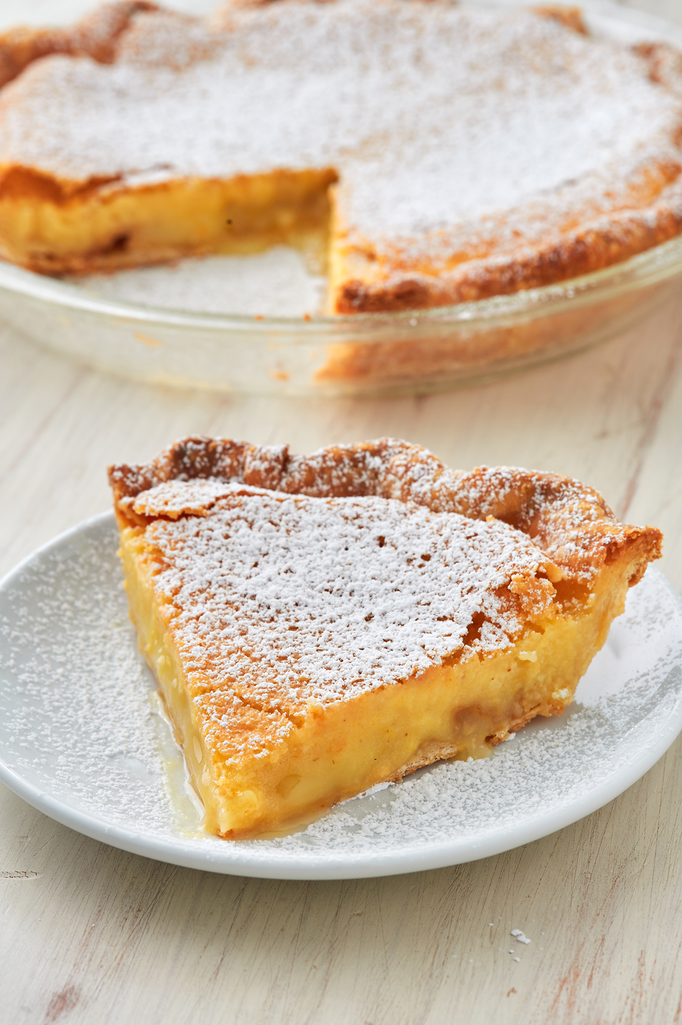 <p>The cook time may be long, but it only takes 10 minutes of prep! </p><p>Get the recipe from <a href="https://www.delish.com/cooking/recipe-ideas/a28439069/chess-pie-recipe/" rel="nofollow noopener" target="_blank" data-ylk="slk:Delish;elm:context_link;itc:0;sec:content-canvas" class="link ">Delish</a>.</p>