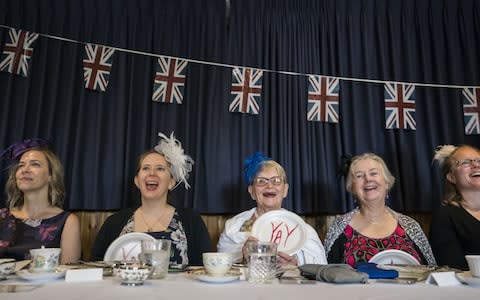 Royalists watch on at Kanata Sports Club in Ottawa, Canada - Credit: Bloomberg