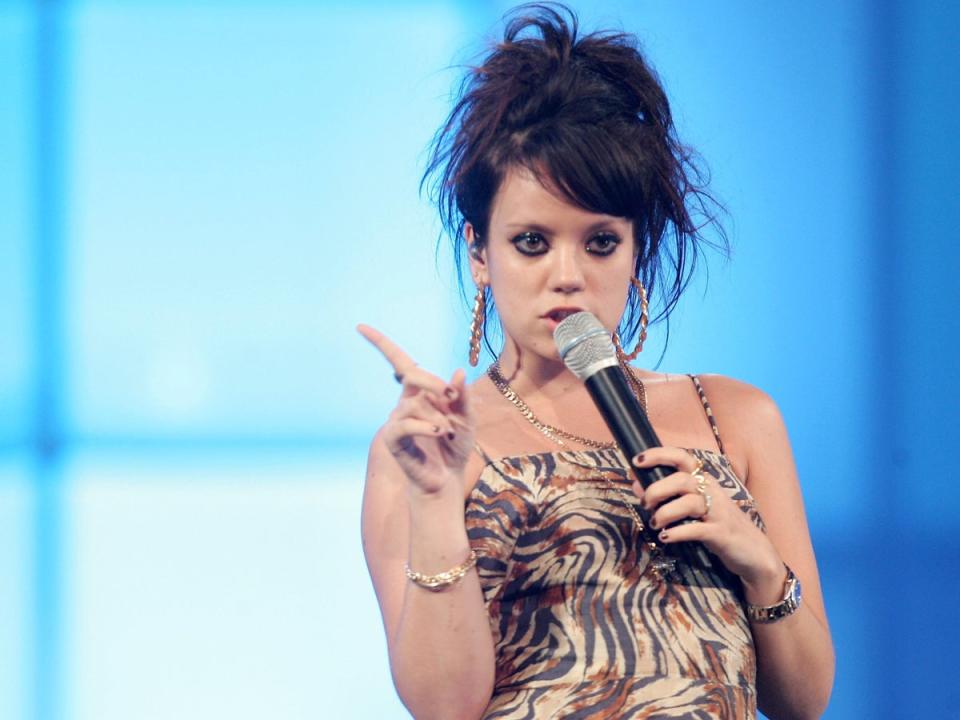 Lily Allen performing in Germany in 2006 (Getty Images)