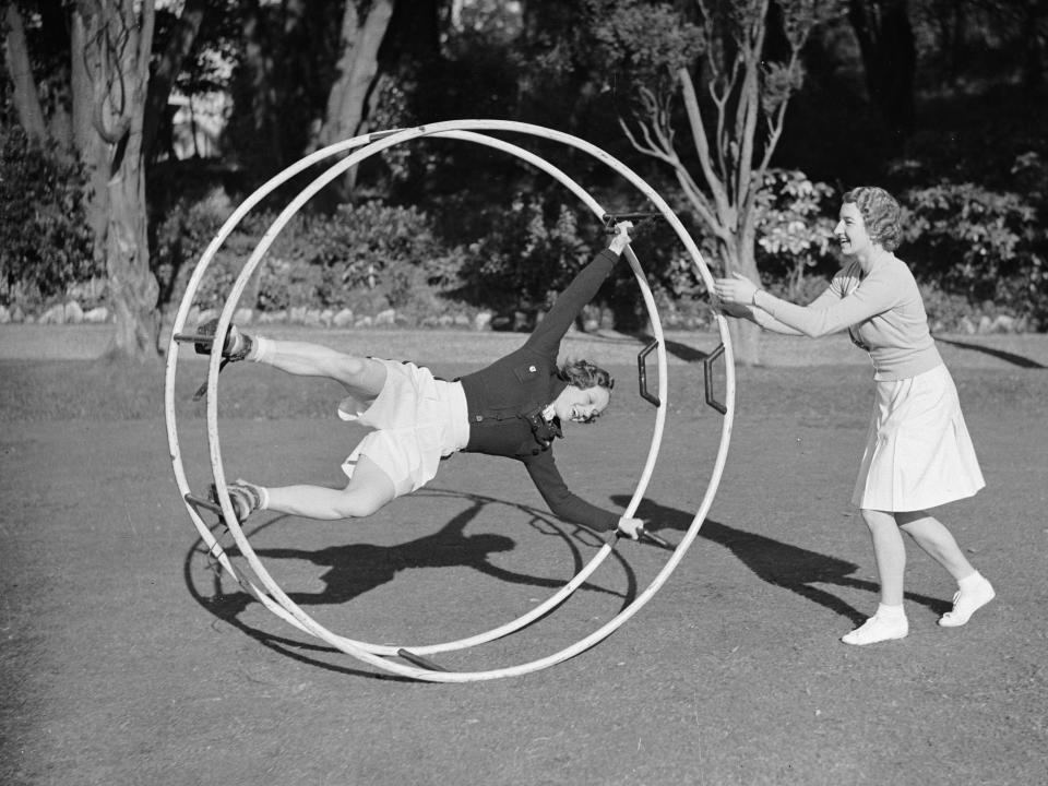 human hamster wheel