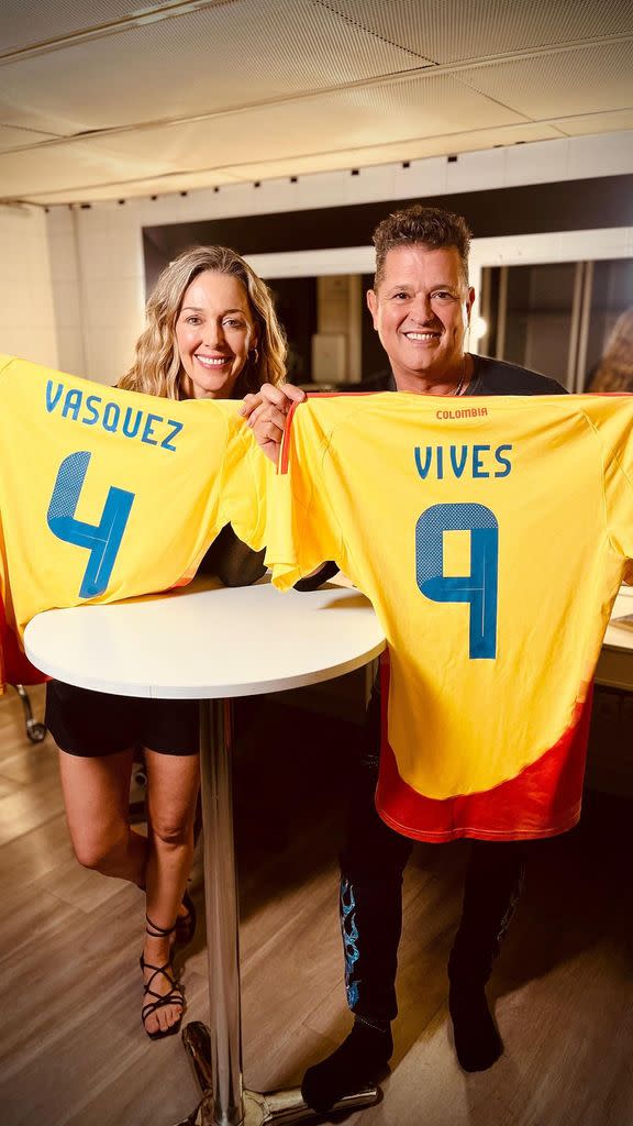 Carlos Vives y su esposa, Claudia Elena