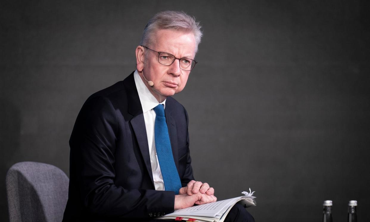 <span>Gove is expected to announce that the expanded definition will focus more on ideology than purely on words or actions and that government bodies will not engage with or fund any such group.</span><span>Photograph: Danny Lawson/PA</span>