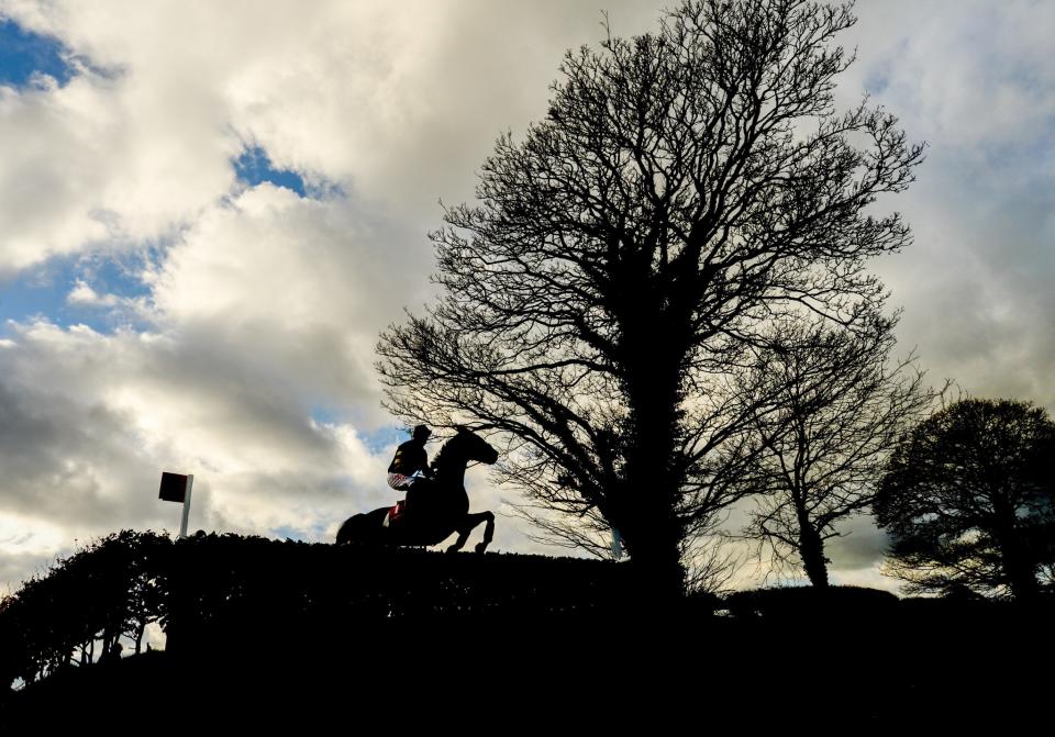 <p>Naas , Ireland – 5 February 2017; A general view during the P.P Hogan Memorial Cross Country Steeplechase at Punchestown Racecourse in Naas, Co. Kildare. (Photo By Ramsey Cardy/Sportsfile via Getty Images) </p>