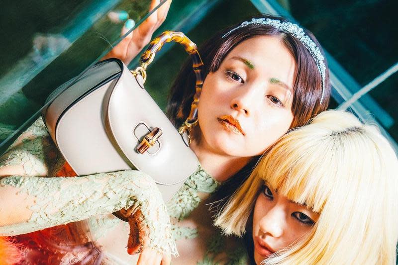 《Kaguya by Gucci》找來日本女演員滿島光、舞蹈家和表演家山田葵演出。（古馳提供）