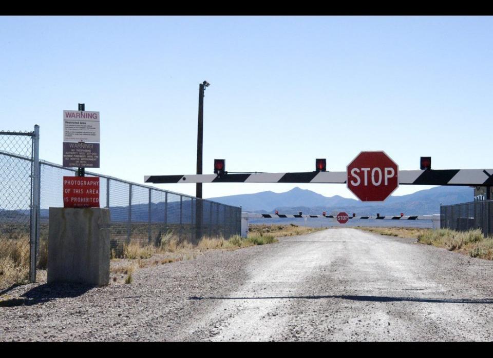 Guard Gate at Area 51 (Groom Lake, Dreamland) near Rachel, Nev. 