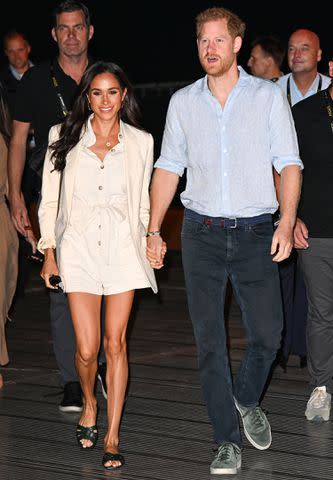 <p>SplashNews</p> Meghan Markle and Prince Harry in Sept. 2023