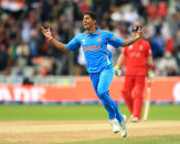 India's Ravichandran Ashwin celebrates the wicket of England's Alastair Cook during the ICC Champions Trophy Final at Edgbaston, Birmingham.