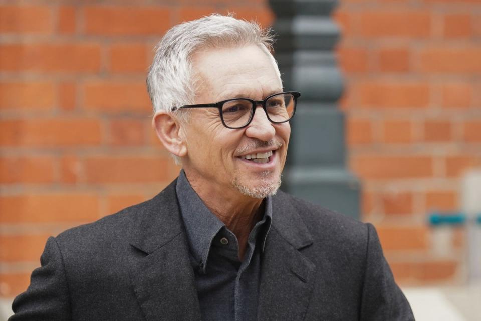 Match Of The Day host Gary Lineker leaves his home in London (James Manning/PA) (PA Wire)