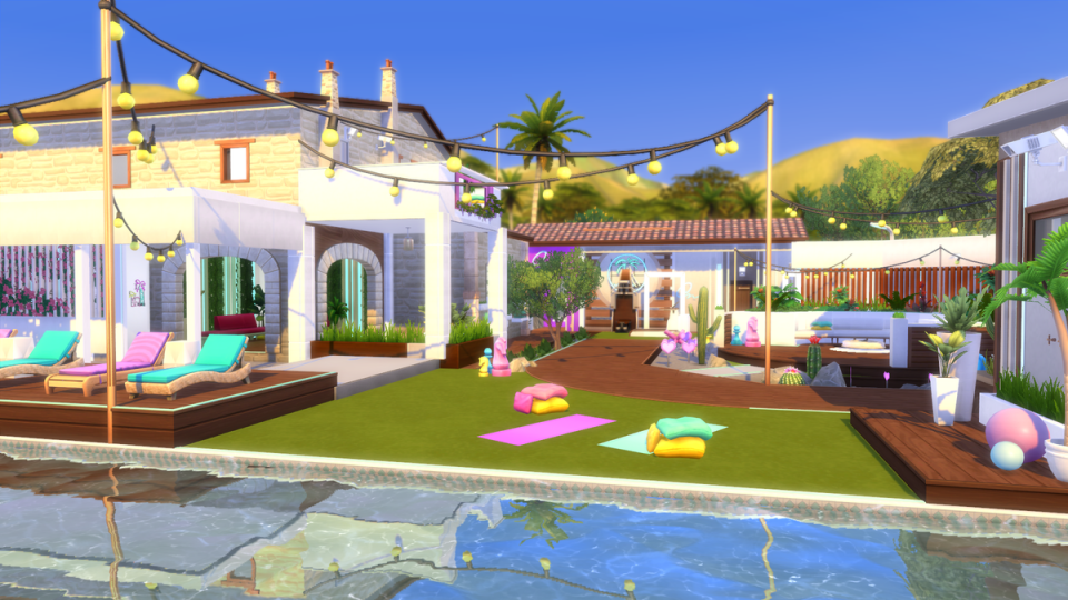 The Sims creator spend 15 building the Love Island villa (Steph0Sims)