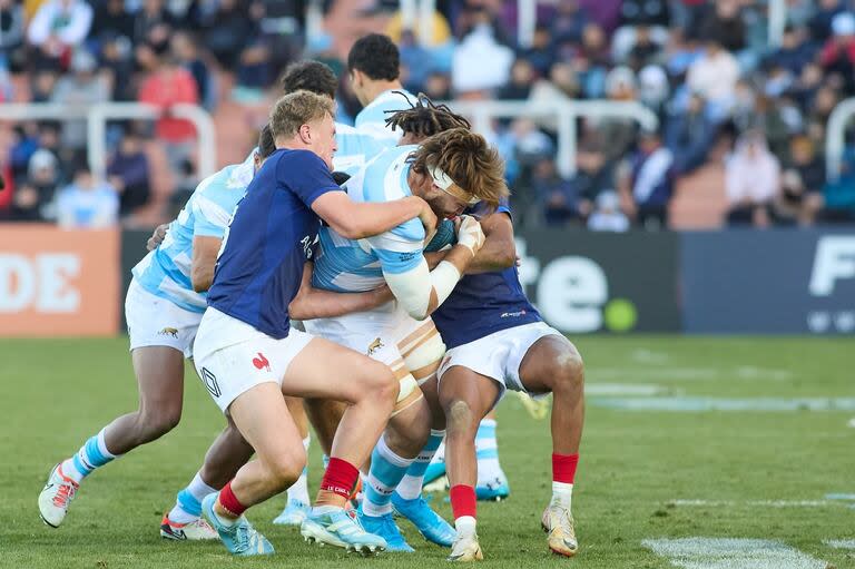 Francia superó a los argentinos en el contacto físico, un aspecto en el que los Pumas habían progresado durante el Mundial de 2023.