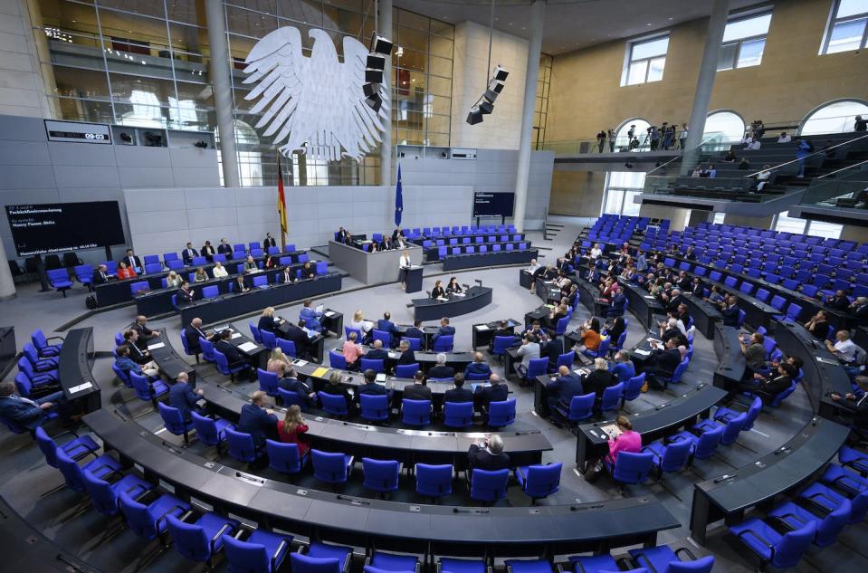 Germany’s constitutional court recently held that any actions by the German government which lock-in future harms are unconstitutional. (Bernd von Jutrczenka/dpa via AP)