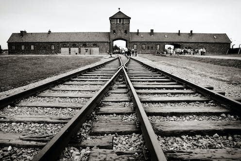   <span class="attribution"><a class="link " href="https://www.shutterstock.com/image-photo/classic-historical-view-auschwitz-death-camp-333292880" rel="nofollow noopener" target="_blank" data-ylk="slk:Dmitrijs Mihejevs/Shutterstock;elm:context_link;itc:0;sec:content-canvas">Dmitrijs Mihejevs/Shutterstock</a></span>