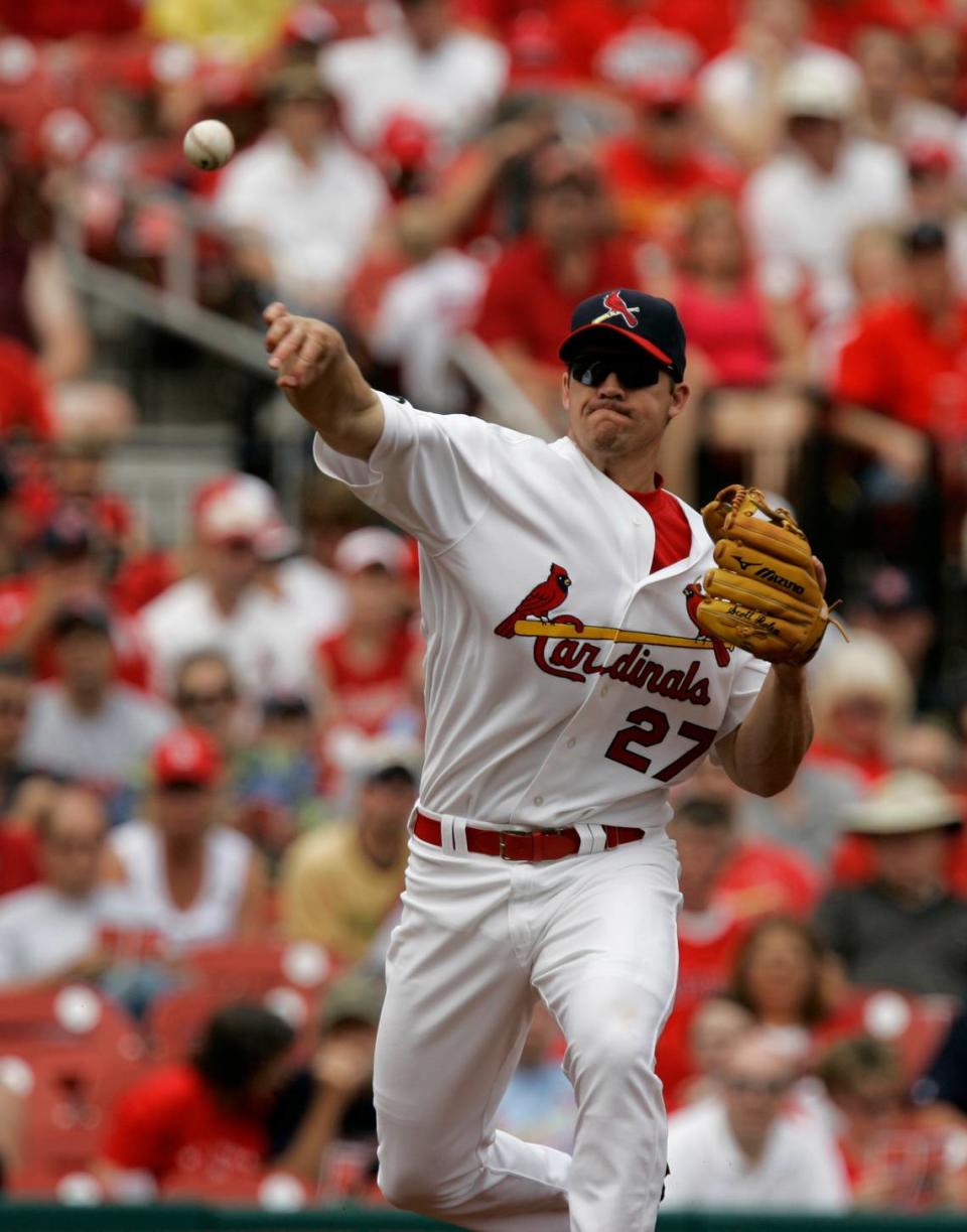 Former St. Louis Cardinals third baseman Scott Rolen has been inducted into the Major League Baseball Hall of Fame in Cooperstown, New York. Rolen is just the 18th third baseman inducted into the HOF, the fewest of any position.