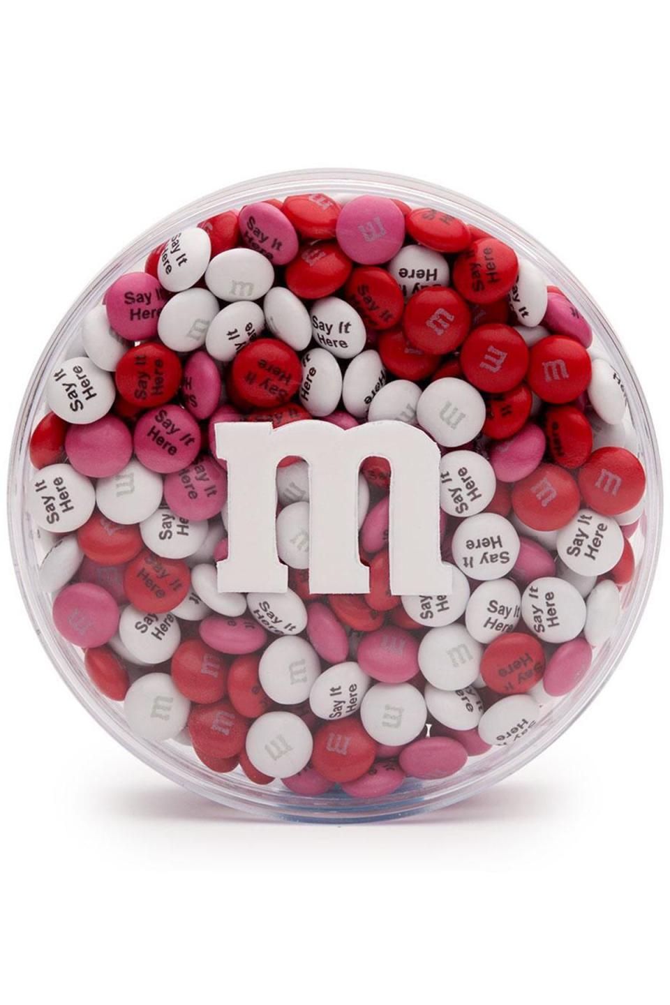 26) Personalizable M&M’S Round Gift Box