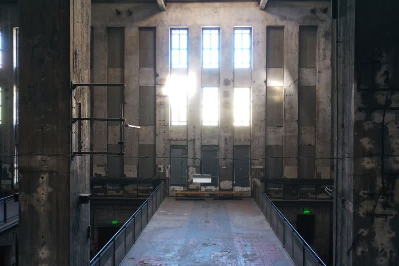 The sound installation "Eleven songs" is seen in the Berghain Club in Berlin