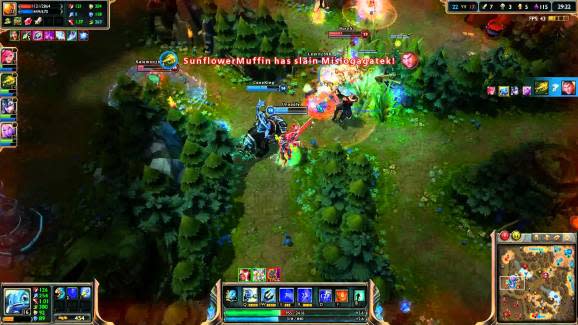 League of Legends in action.