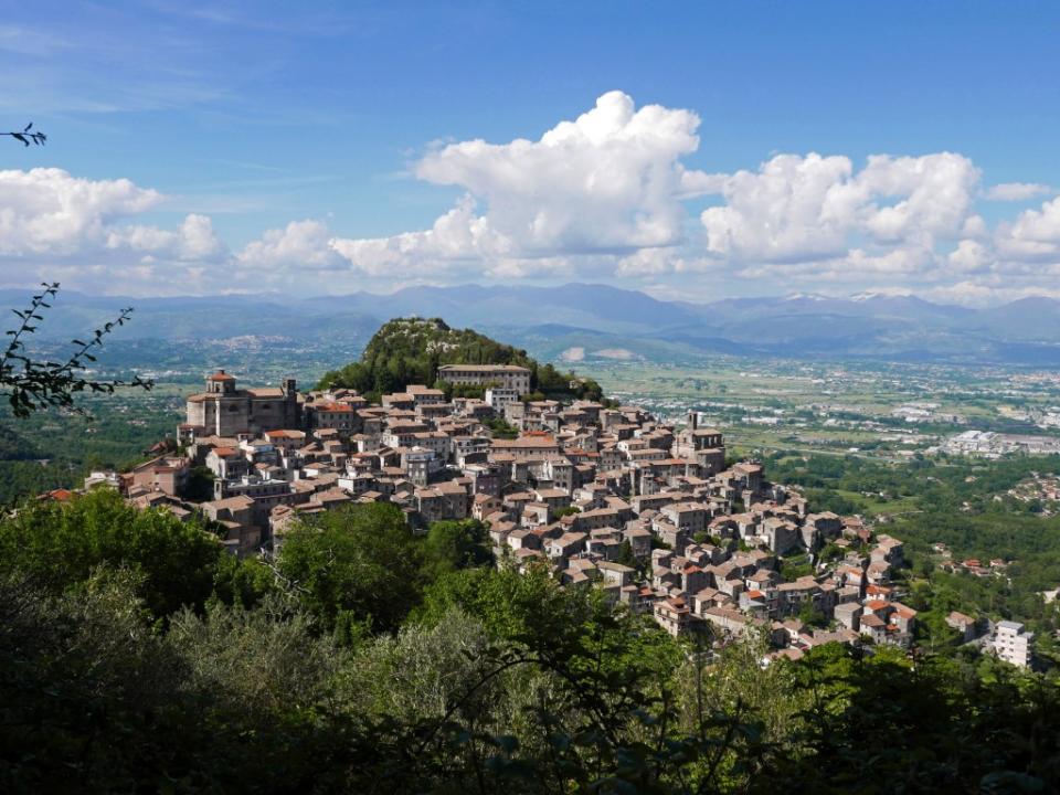 The village is located in the mountains of the Lazio region of Italy, south of Rome. tiziana – stock.adobe.com