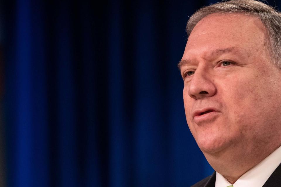 US Secretary of State Mike Pompeo told Congress hat Hong Kong no longer enjoys the autonomy promised by Beijing (POOL/AFP via Getty Images)