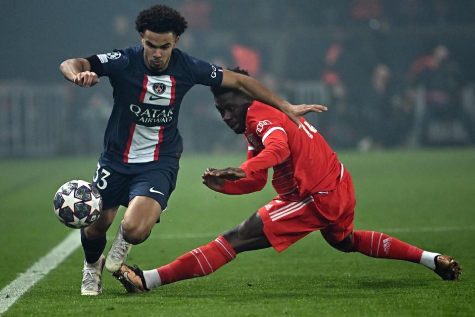 Warren Zaire Emery was one of PSG’s more tactically astute players despite being just 16 years old (AFP via Getty Images)