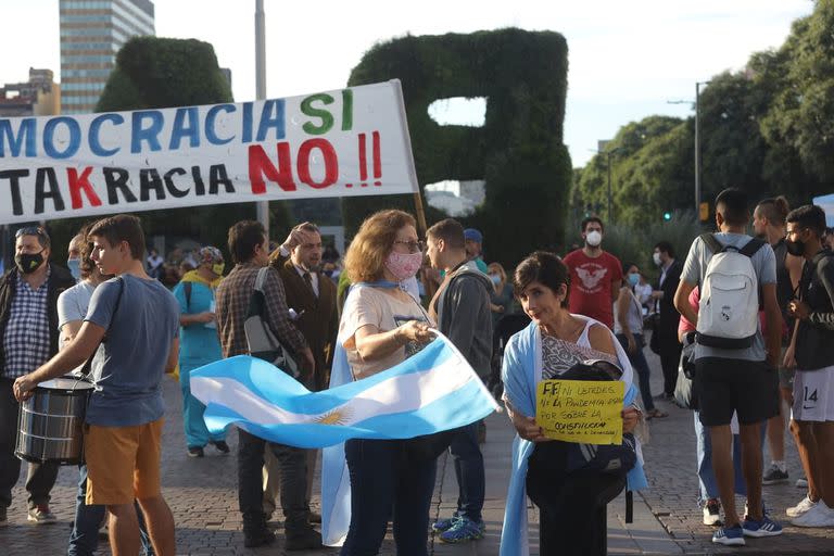 Protesta #17A en el Obelisco