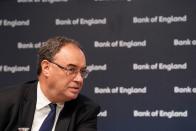 FILE PHOTO: Governor of the Bank of England Andrew Bailey