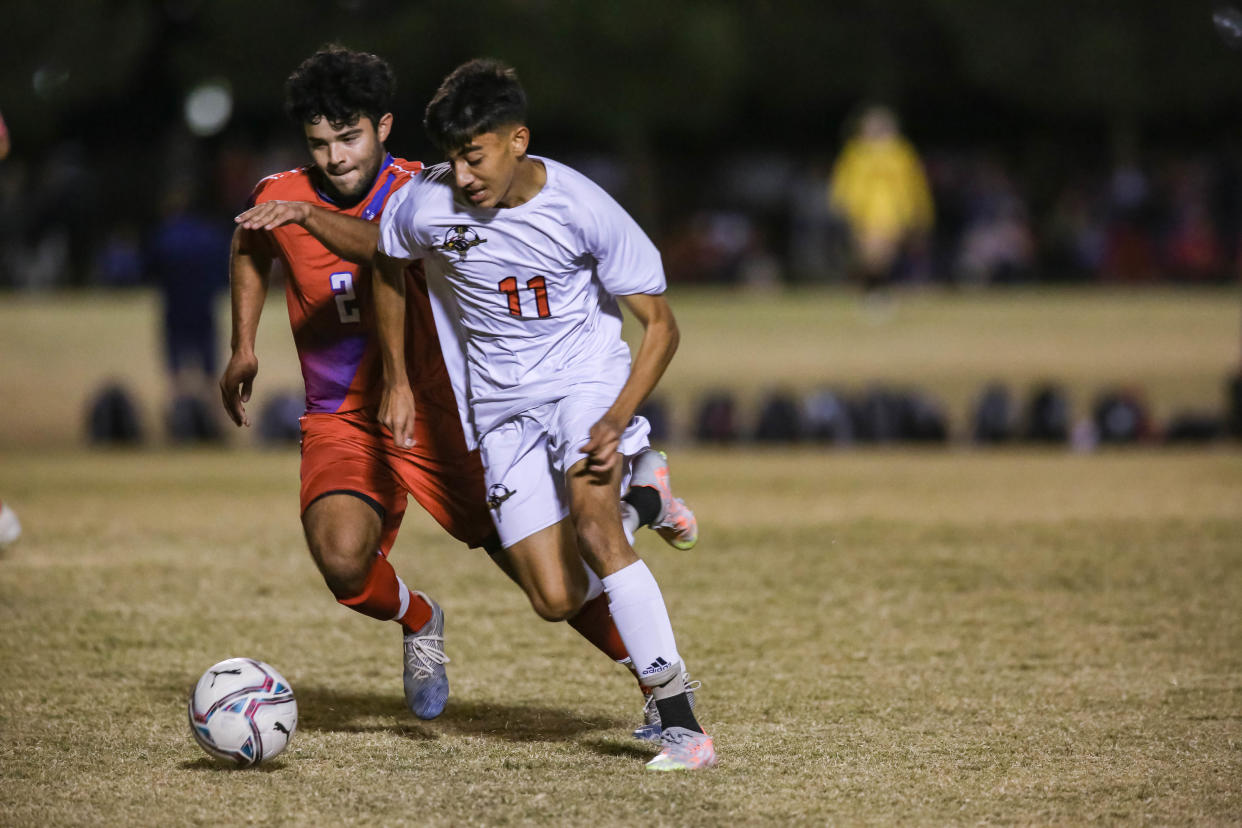 Saleh Alyones led Centennial to a Class 5A quarterfinal win on Friday.