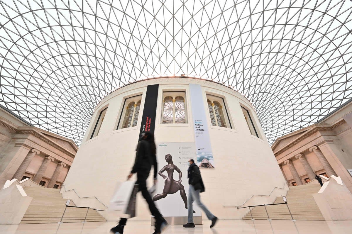 The British Museum said it had dismissed a member of staff after items were found to be missing, stolen or damaged (AFP)