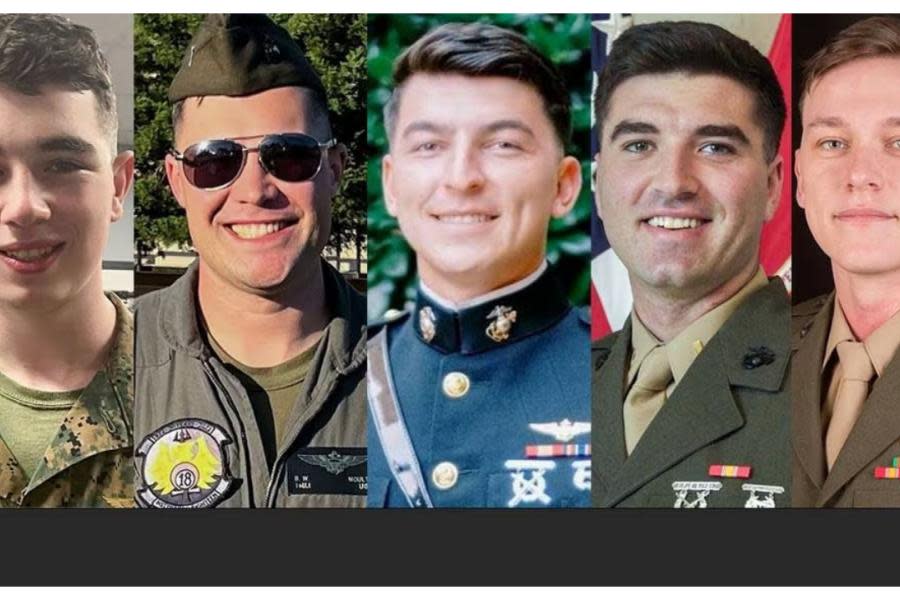 Identifican a los marines fallecidos en el helicóptero estrellado en San Diego