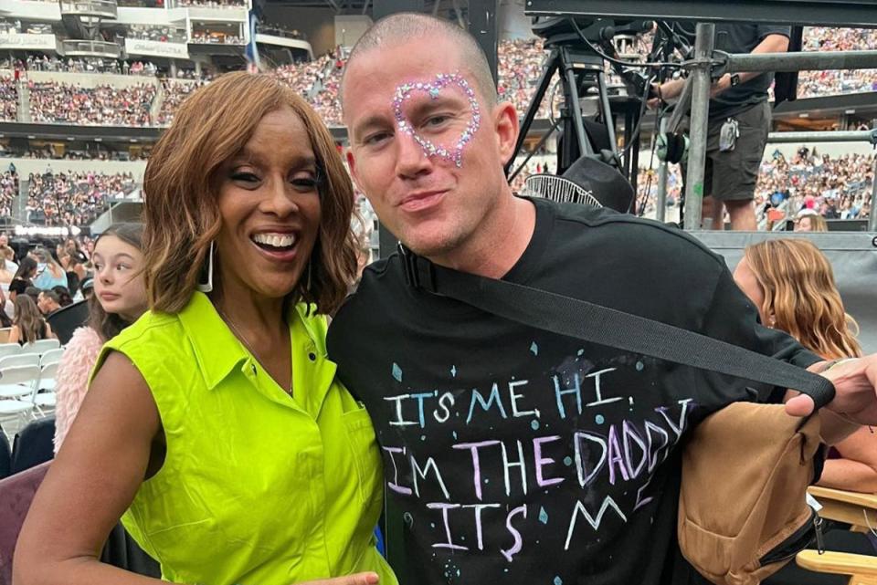 Channing Tatum shoots for daddyville (Instagram/Gayle King)