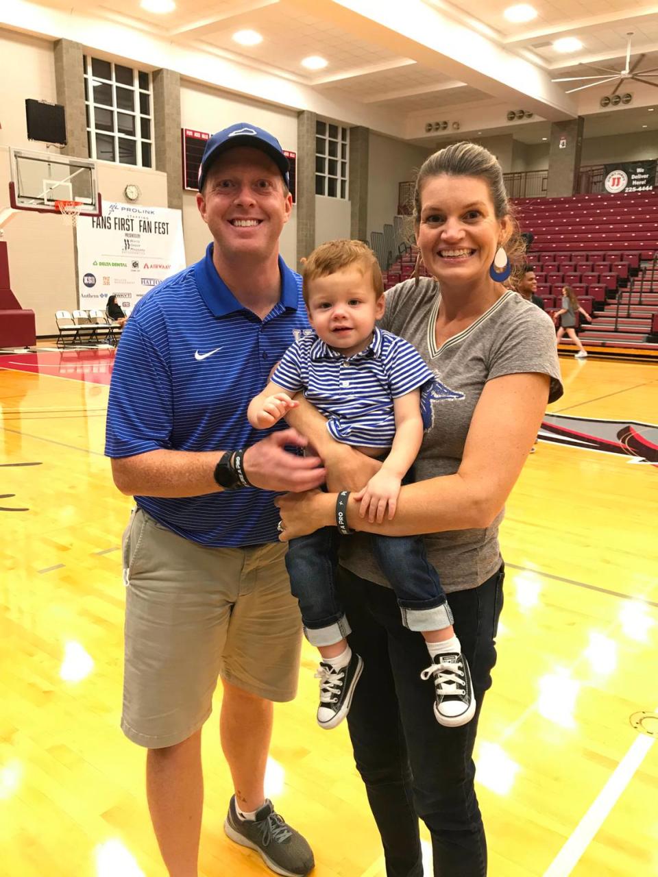 Ryan, Colin and Kelly Shrout attended the Kentucky basketball players’ Fans First Fan Event at Transylvania University on Saturday.