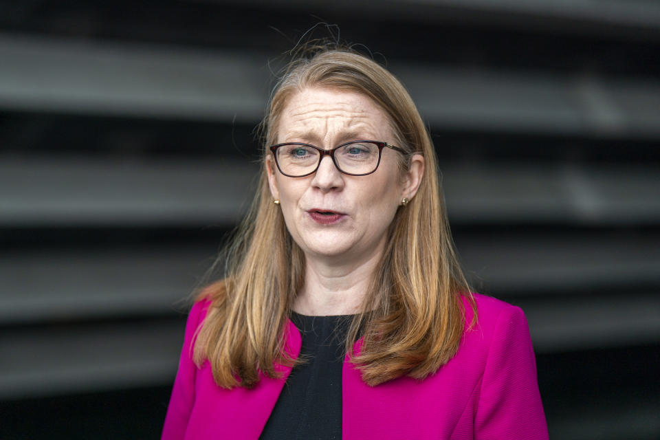 Social Justice Secretary Shirley-Anne Somerville called on Westminster to adopt some of the policies brought in in Scotland to tackle poverty (Jane Barlow/PA)