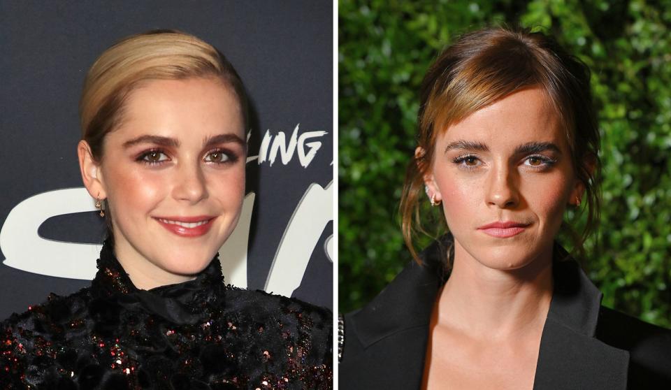 Kiernan Shipka und Emma Watson