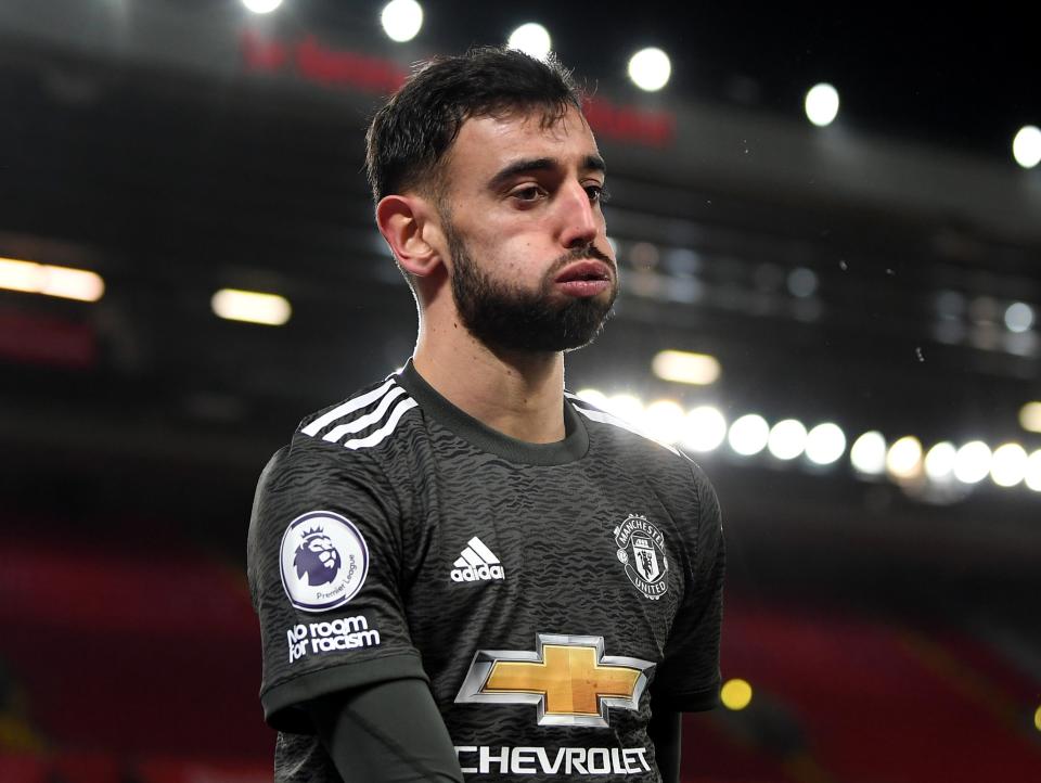 Manchester United midfielder Bruno Fernandes (Getty Images)